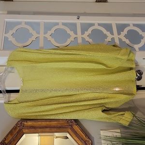 Sis Sis, Mesh Sweater Top. Women's size S/M